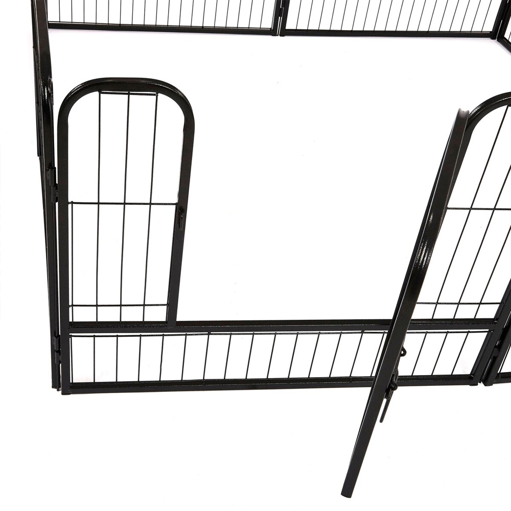 Happet Kojec Metalowy dla Psa z Progiem S Heavy 77×61 cm